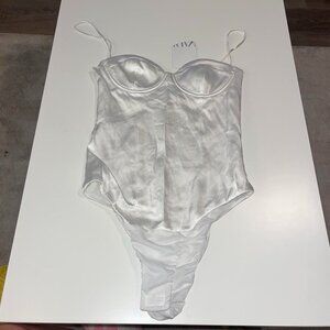 zara satin bodysuit perfect